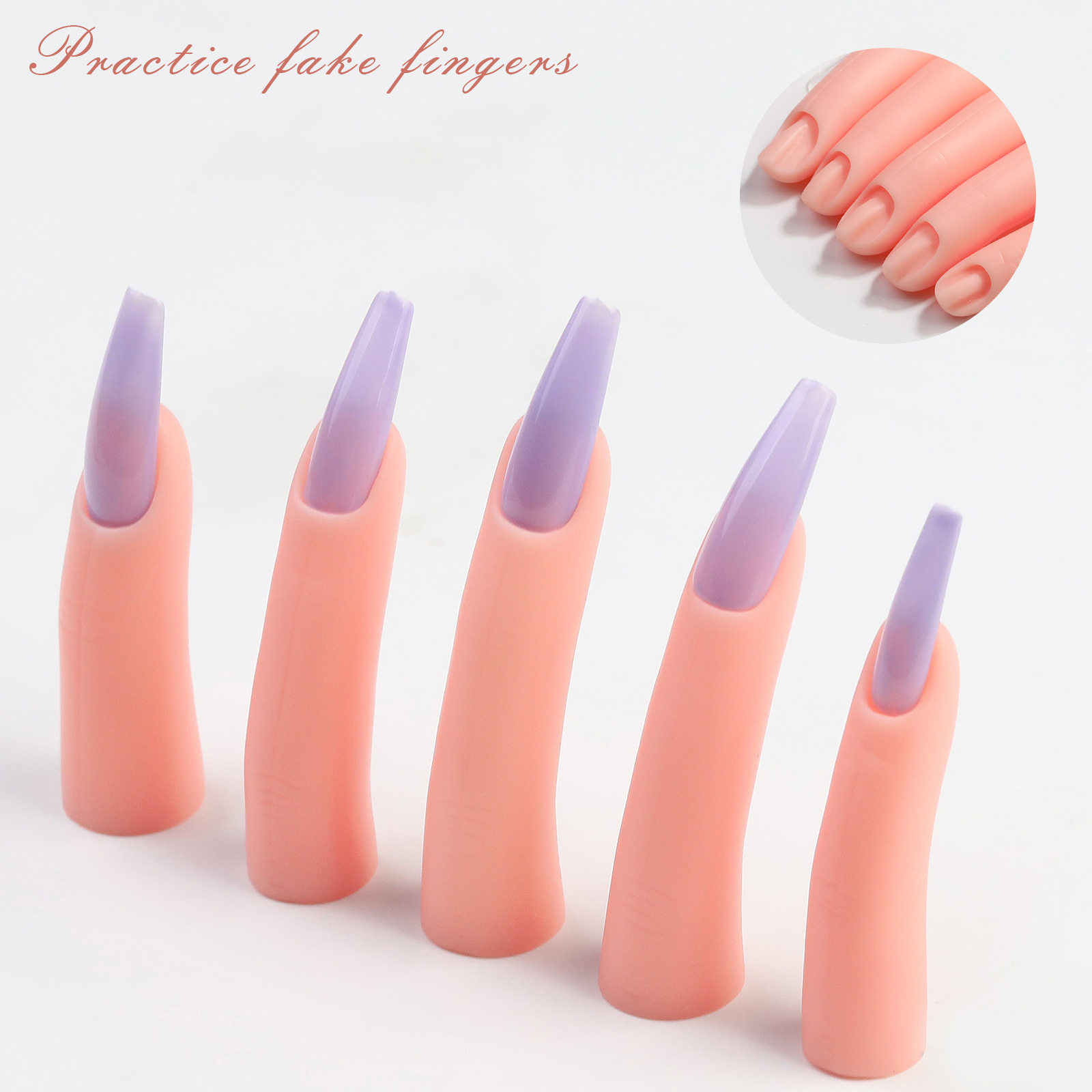 Unique Tech Accessories - Nail Tool Acrylic Nail Practice Hand