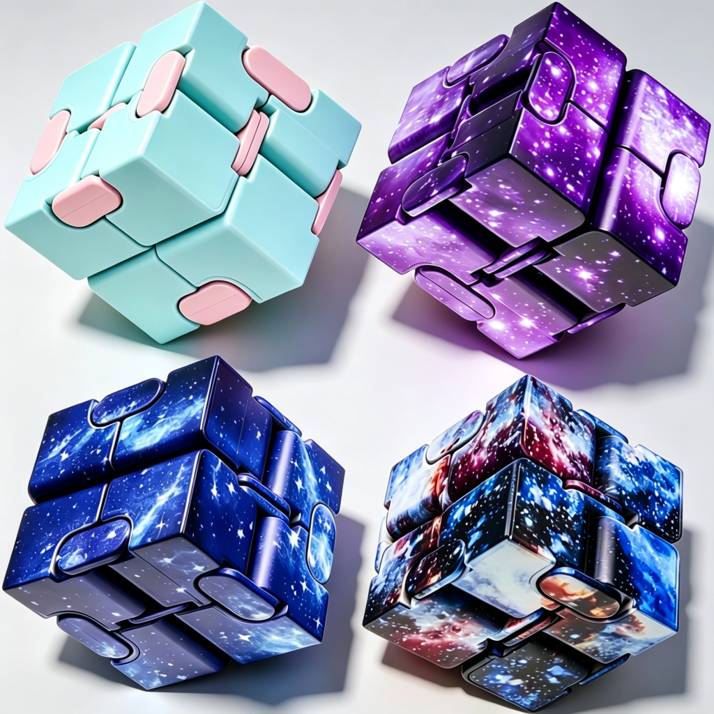 Tech Accessories And Gadgets - Starry Sky Infinity Flip Cube Tactile