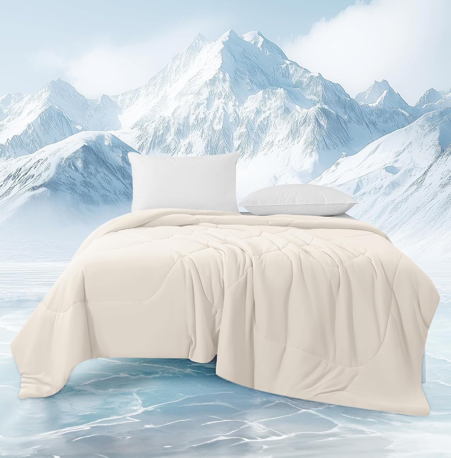 Tech Q - Cooling Blanket for Hot Sleepers, Lightweight