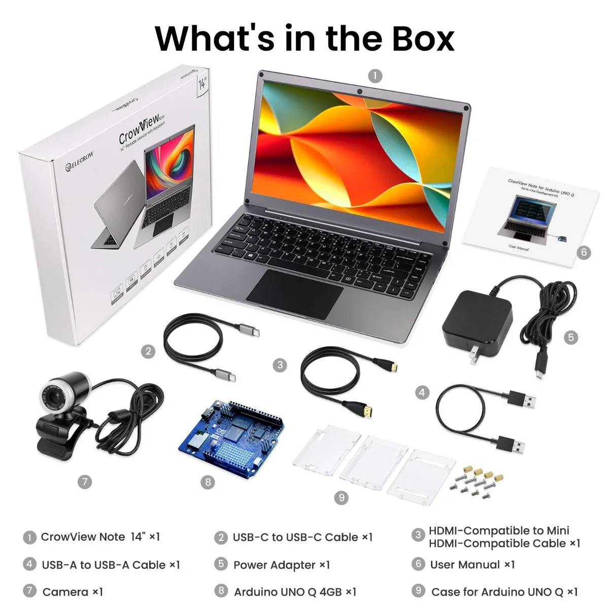 14inch CrowView Note IPS HD Po - Tech Q ulasan dan harga