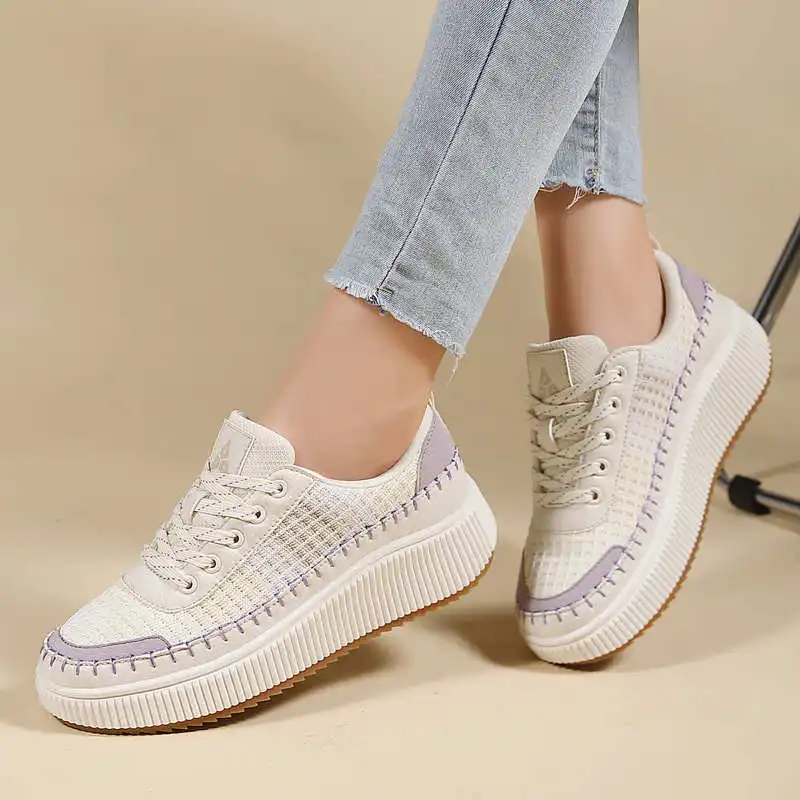 Brown Shoes Woman Flats Autumn - Tech Accessories Brands ulasan dan harga