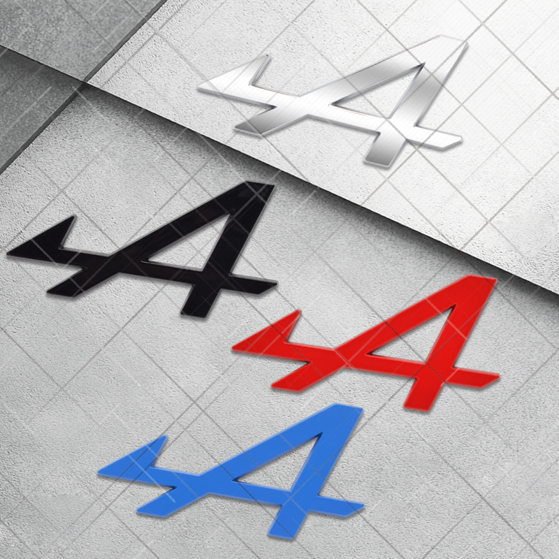 Metal 3D Alpine A Grille Logo  - Tech Accessories Words ulasan dan harga
